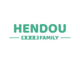 欢多小家 HENDOU FAMILY 第28类体育玩具商标图样