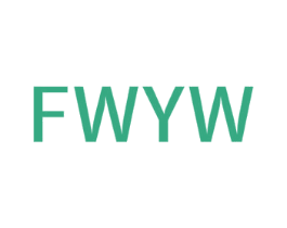 FWYW 第25类服装鞋帽商标图样