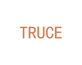 TRUCE 第26类花边配饰商标图样