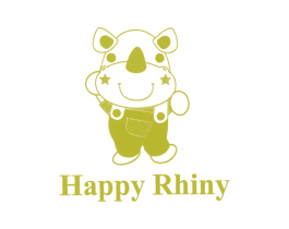 HAPPY RHINY 第25类服装鞋帽商标图样