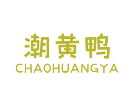 潮黄鸭 第25类服装鞋帽商标图样