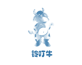铃叮牛 第25类服装鞋帽商标图样