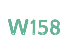 W 158 第25类服装鞋帽商标图样