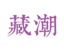 藏潮 第33类酒商标图样