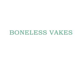 BONELESS VAKES 第25类服装鞋帽商标图样