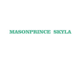 MASONPRINCE SKYLA 第25类服装鞋帽商标图样