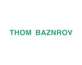 THOM BAZNROV 第25类服装鞋帽商标图样