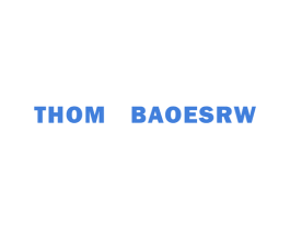 THOM BAOESRW 第25类服装鞋帽商标图样