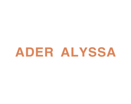 ADER ALYSSA 第25类服装鞋帽商标图样