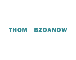 THOM BZOANOW 第25类服装鞋帽商标图样