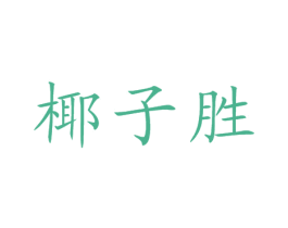 椰子胜 第25类服装鞋帽商标图样