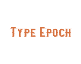 TYPE EPOCH 第25类服装鞋帽商标图样