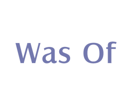 WAS OF 第25类服装鞋帽商标图样