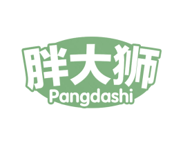 胖大狮 第30类小食配料商标图样