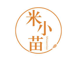 米小苗 第30类小食配料商标图样
