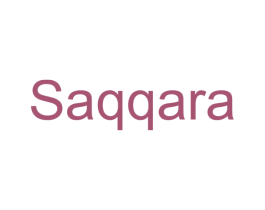 SAQQARA 第25类服装鞋帽商标图样