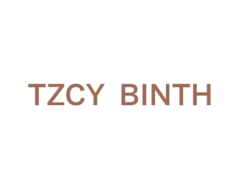 TZCY BINTH 第25类服装鞋帽商标图样