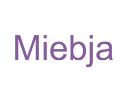 MIEBJA 第25类服装鞋帽商标图样