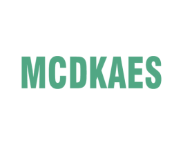 MCDKAES 第25类服装鞋帽商标图样
