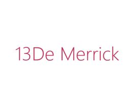 13DE MERRICK 第25类服装鞋帽商标图样