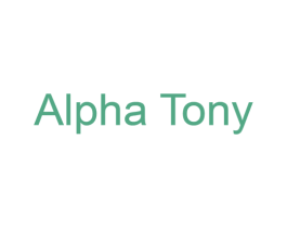ALPHA TONY 第25类服装鞋帽商标图样