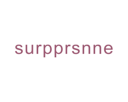 SURPPRSNNE 第25类服装鞋帽商标图样