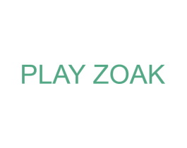 PLAY ZOAK 第25类服装鞋帽商标图样