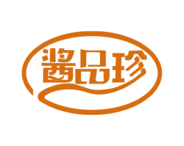 酱品珍 第30类小食配料商标图样