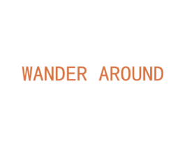 WANDER AROUND 第35类广告贸易商标图样