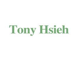 TONY HSIEH 第25类服装鞋帽商标图样