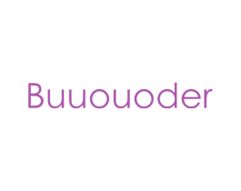 BUUOUODER 第25类服装鞋帽商标图样