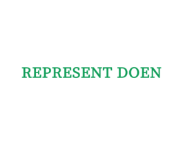 REPRESENT DOEN 第25类服装鞋帽商标图样