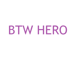 BTW HERO 第25类服装鞋帽商标图样