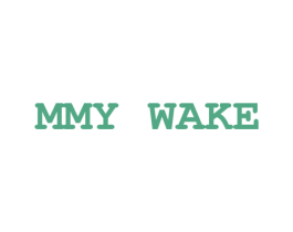 MMY WAKE 第25类服装鞋帽商标图样