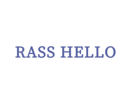 RASS HELLO 第25类服装鞋帽商标图样