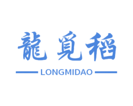 龙觅稻 第30类小食配料商标图样