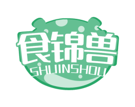 食锦兽 第30类小食配料商标图样