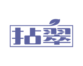 拈翠 第30类小食配料商标图样