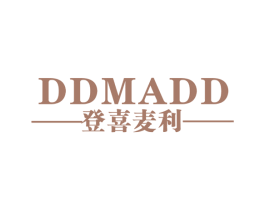 登喜麦利 DDMADD 第25类服装鞋帽商标图样