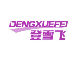 登雪飞 第25类服装鞋帽商标图样