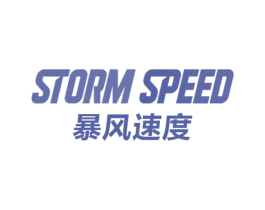 暴风速度 STORM SPEED 第25类服装鞋帽商标图样