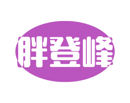 胖登峰 第25类服装鞋帽商标图样