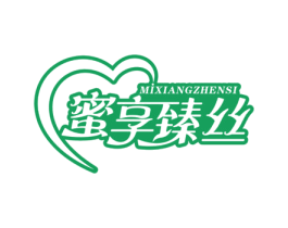 蜜享臻丝 第24类布料床单商标图样