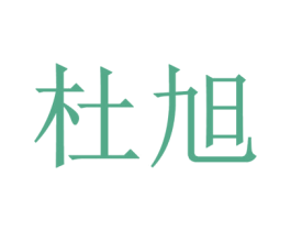 杜旭 第25类服装鞋帽商标图样