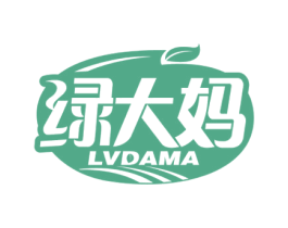 绿大妈 第30类小食配料商标图样