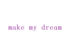 MAKE MY DREAM 第22类绳网袋篷商标图样