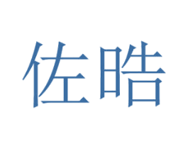 佐晧 第18类皮革箱包商标图样