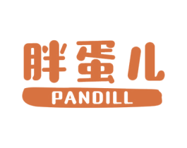 胖蛋儿 PANDILL 第9类科学仪器商标图样