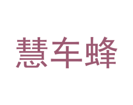 慧车蜂 第9类科学仪器商标图样