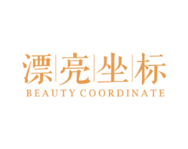 漂亮坐标 BEAUTY COORDINATE 第3类化妆品商标图样